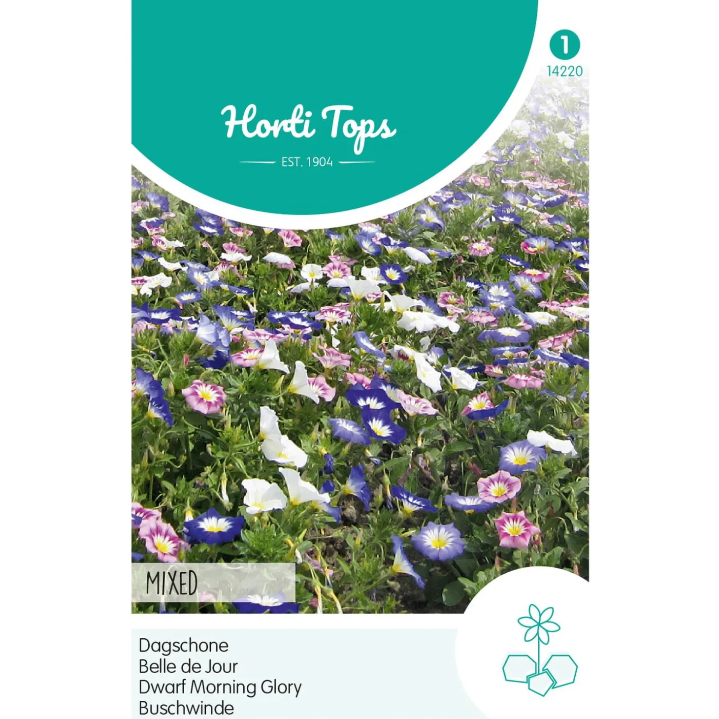 Hortitops Convolvulus - Dagschone Gemengd - Bloemenzaden - 1.5 g