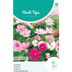 Hortitops Cosmos - Cosmea Dwarf Sensation Gemengd - Bloemenzaden - 600 mg