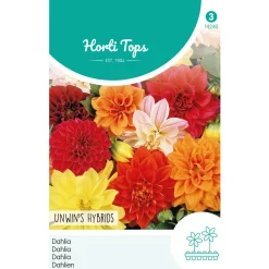 Hortitops Dahlia Unwin's Hybride Gemengd - Bloemenzaden - 750 mg