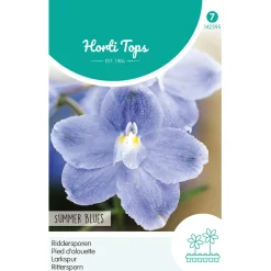 Hortitops Delphinium - Ridderspoor Summer Blues - Bloemenzaden - 25 stuks