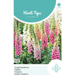 Hortitops Digitalis - Vingerhoedskruid Gemengd - Bloemenzaden - 500 mg