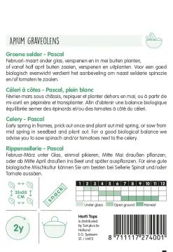 Hortitops Groene Selder Pascal - Kruidenzaden - 1 g