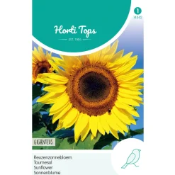 Hortitops Helianthus - Zonnebloem Giganteus - Bloemenzaden - 4 g