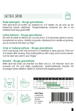 Hortitops Ijssla Rouge Grenobloise - Groentezaden - 2 g