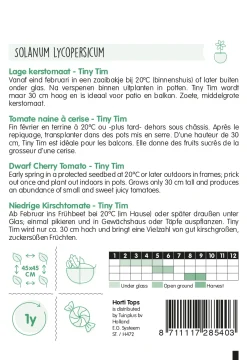 Hortitops Kerstomaat Tiny Tim - Groentezaden - 250 mg