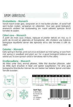 Hortitops Knolselder Monarch - Groentezaden - 250 mg