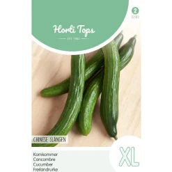 Hortitops Komkommers Chinese Slangen - Groentezaden - 2 g