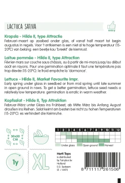 Hortitops Kropsla Hilde - Type Attractie - Groentezaden - 3 g
