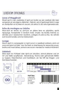 Hortitops Lavas (Maggiplant) - Kruidenzaden - 1.5 g
