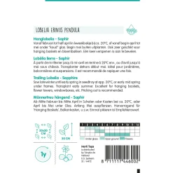 Hortitops Lobelia - Hanglobelia Saphir - Bloemenzaden - 250 mg