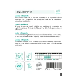 Hortitops Lupinus - Lupine Minarette Gemengd - Bloemenzaden - 1.5 g