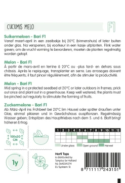 Hortitops Meloenen Oranje Magenta F1 (Wordt Tzt Bari F1) - Groentezaden - 6 stuks