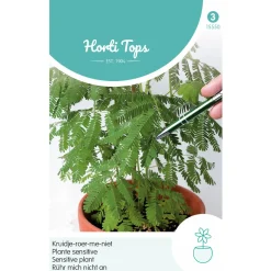 Hortitops Mimosa Pudica - Kruidje-Roer-Me-Niet - Bloemenzaden - 750 mg