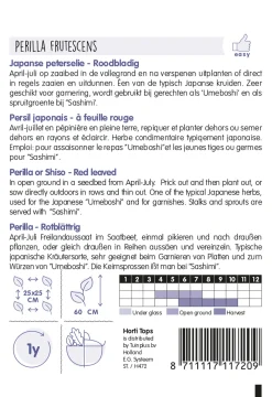 Hortitops Perilla - Shiso Paarsbladig - Kruidenzaden - 500 mg