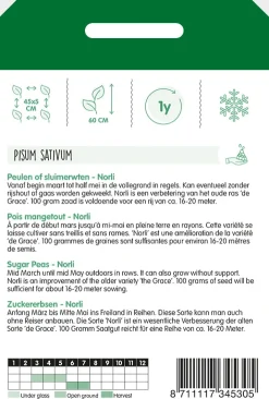 Hortitops Peulen Norli - Groentezaden - 100 g