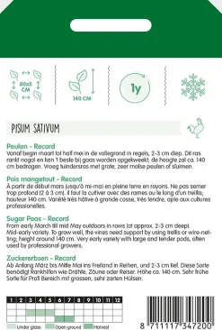 Hortitops Peulen Record - Groentezaden - 100 g