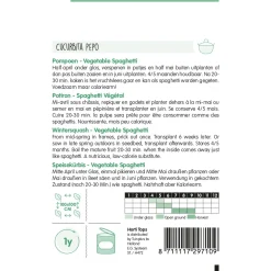 Hortitops Pompoen Vegetable Spaghetti (Wintersquash) - Groentezaden - 2 g
