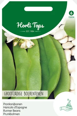 Hortitops Pronksnijbonen Grootzadig - Boerentenen - Groentezaden - 100 g