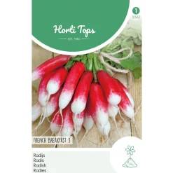 Hortitops Radijs French Breakfast 3 - Groentezaden - 10 g
