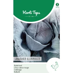 Hortitops Rode Kool Langedijker Allervroegste - Groentezaden - 2 g