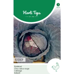 Hortitops Rode Kool Roodkop - Groentezaden - 2 g