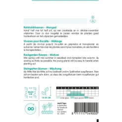 Hortitops Rotstuinenmengsel - Overblijvend - Bloemenzaden - 1 g