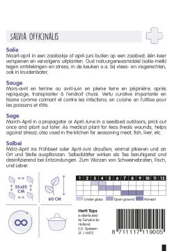 Hortitops Salie - Kruidenzaden - 1 g