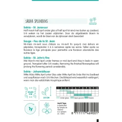 Hortitops Salvia - Vuursalie St. Jansvuur - Bloemenzaden - 400 mg