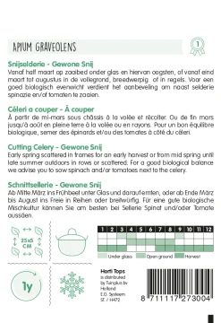 Hortitops Snijselderie Gewone Snij - Kruidenzaden - 2 g