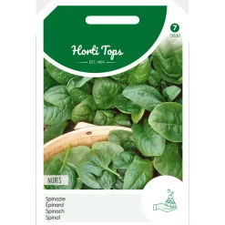 Hortitops Spinazie Nores - Type Viking - Rondzadig - Groentezaden - 250 g