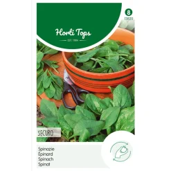 Hortitops Spinazie Securo - Rondzadig - Groentezaden - 250 g
