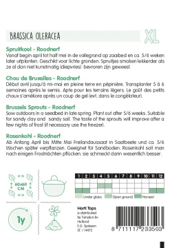 Hortitops Spruitkool Roodnerf - Groentezaden - 2 g