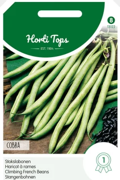 Hortitops Stokslabonen Cobra - Groentezaden - 100 g
