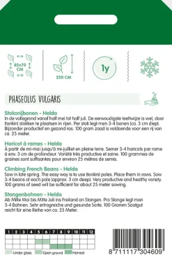 Hortitops Stoksnijbonen Helda - Groentezaden - 100 g