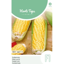 Hortitops Suikermais Tasty Sweet F1 - Groentezaden - 10 g