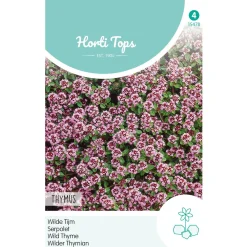 Hortitops Thymus - Wilde Tijm Purperrood - Bloemenzaden - 150 mg