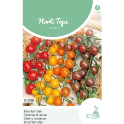 Hortitops Tomaten Cherry - 4 Kleuren - Groentezaden - 30 stuks