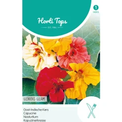 Hortitops Tropaeolum - Oost-Indische Kers Glorious Gleam - Bloemenzaden - 3 g