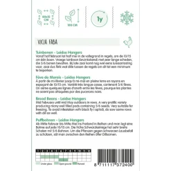 Hortitops Tuinbonen Leidse Hangers - Groentezaden - 250 g