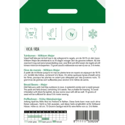 Hortitops Tuinbonen Witkiem Major - Groentezaden - 75 g
