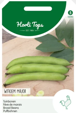 Hortitops Tuinbonen Witkiem Major - Groentezaden - 75 g