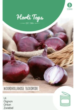 Hortitops Uien Noordhollandse Bloedrode - Groentezaden - 4 g