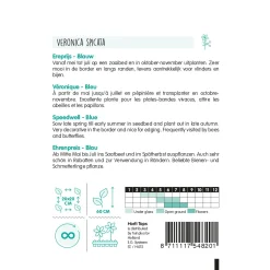 Hortitops Veronica - Ereprijs Blauw - Bloemenzaden - 150 mg