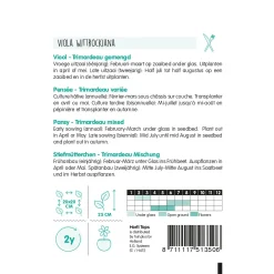 Hortitops Viola - Viool Trimardeau Gemengd - Bloemenzaden - 400 mg