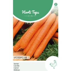 Hortitops Wortelen Amsterdamse Bak 2 - Groentezaden - 5 g