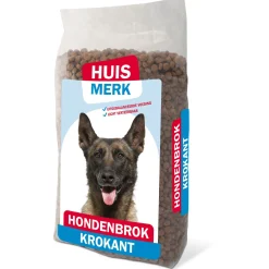 Huismerk Krokant Adult - Hondenvoer - Gevogelte Groente Vlees 10 kg