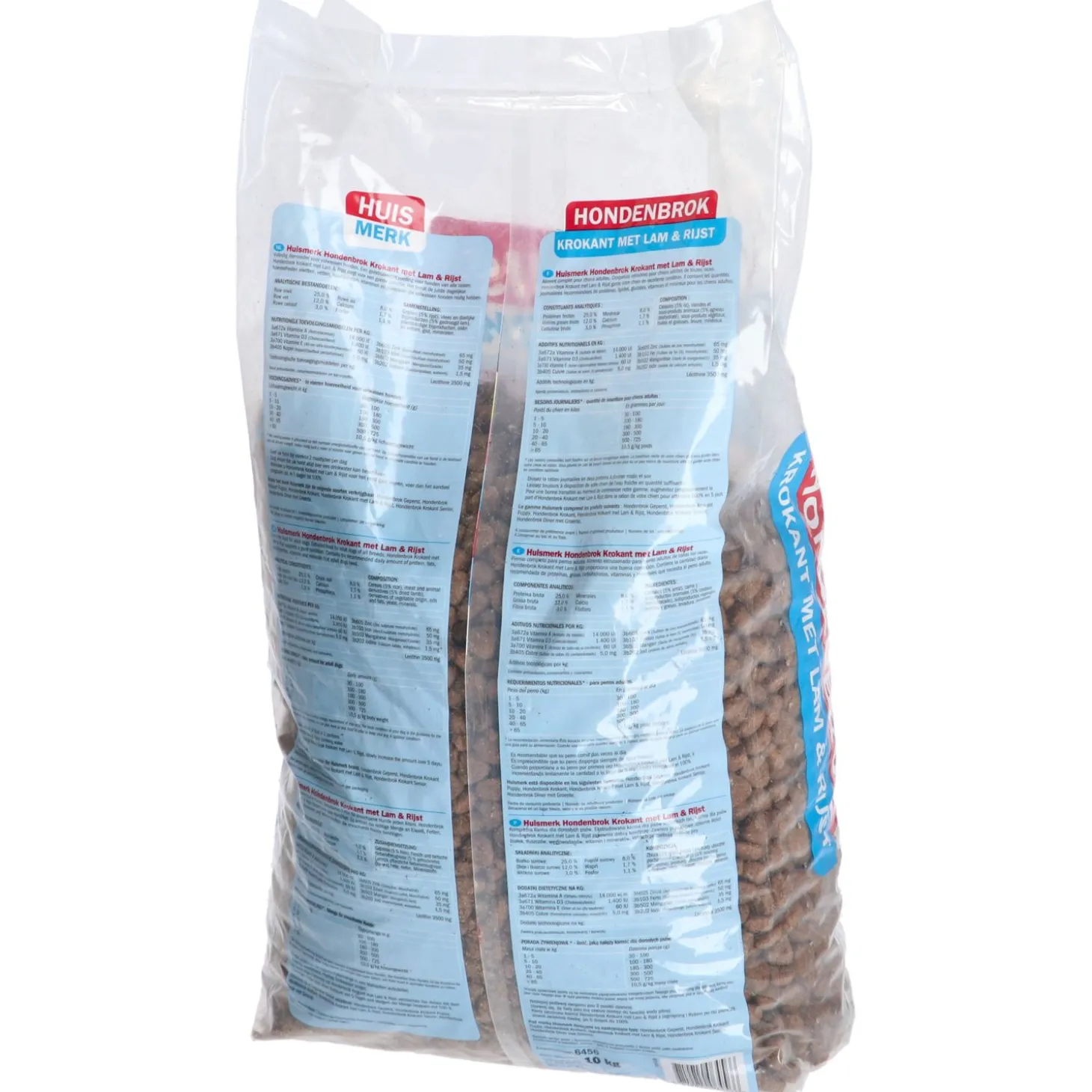 Huismerk Krokant Adult - Hondenvoer - Lam Rijst 10 kg