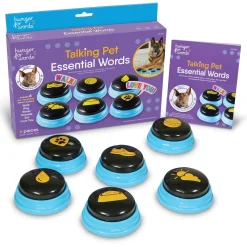 Hunger For Words Talking Pet Belangrijke Woorden - Hondenspeelgoed - Blauw Zwart