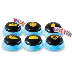 Hunger For Words Talking Pet Belangrijke Woorden - Hondenspeelgoed - Blauw Zwart