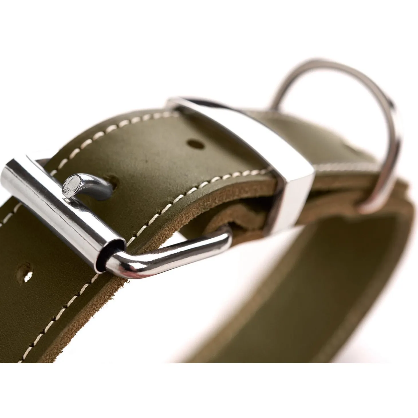 Hunter Halsband Aalborg Special Olijfgroen - Hondenhalsband